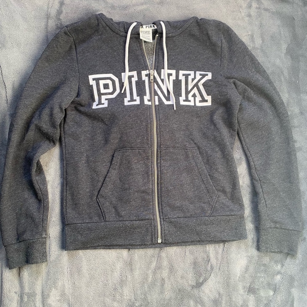 Black PINK full zip hoodie